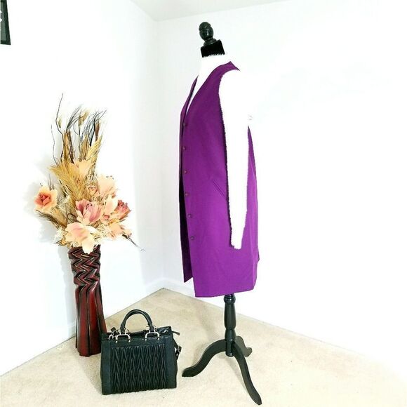 Harvé Bernard long vast coat. - Picture 3 of 5